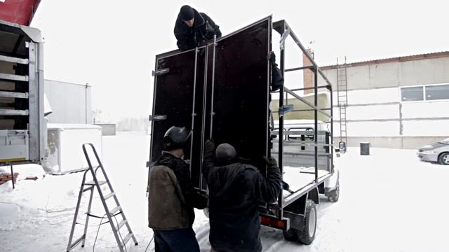 Тент, каркас и ворота на Газель смотреть онлайн