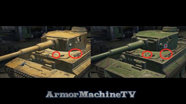 Внешние отличия Tiger 131 и Heavy Tank No. VI смотреть онлайн