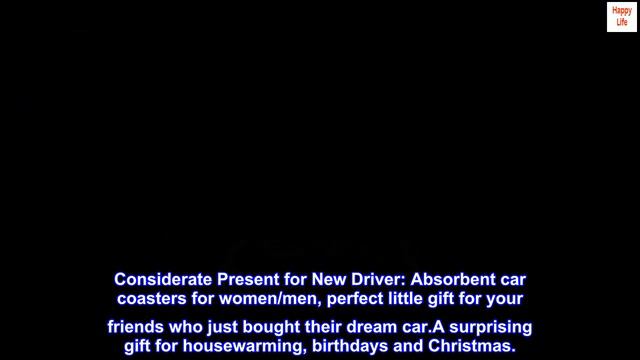 Car Coasters Pack of 2,Leopard Print Absorbent Ceramic Car Coasters,Drink Cup Holder Coasters смотреть онлайн