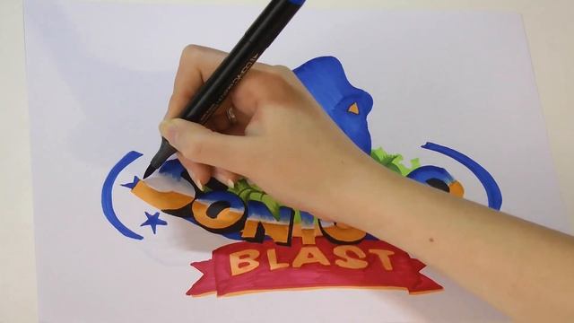 Drawing Sonic 3D Blast (Title Screen) смотреть онлайн