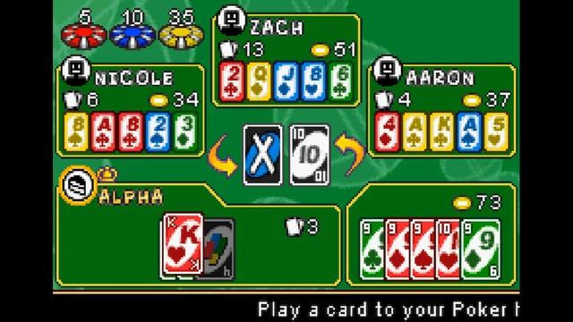 Uno for Gamblers...? - Uno 52 (GBA) смотреть онлайн