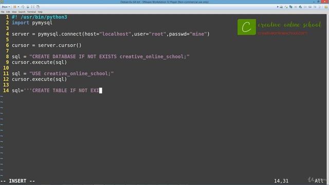 Advance Web Development || 3. Creating MySQL Database through Python смотреть онлайн