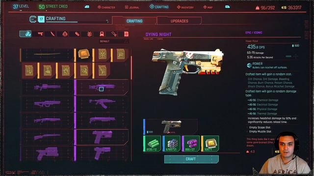 Cyberpunk 2077 - How to Upgrade Uncommon/Rare/Epic Iconic Weapons into Legendary? смотреть онлайн
