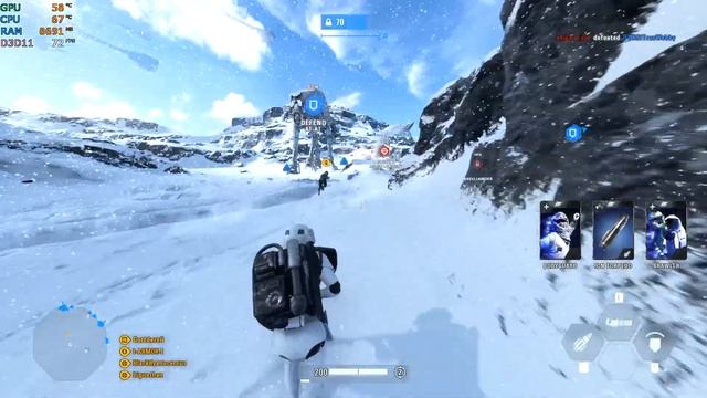 STAR WARS Battlefront II RX 580 Ryzen 5 2600 Ultra Settings смотреть онлайн