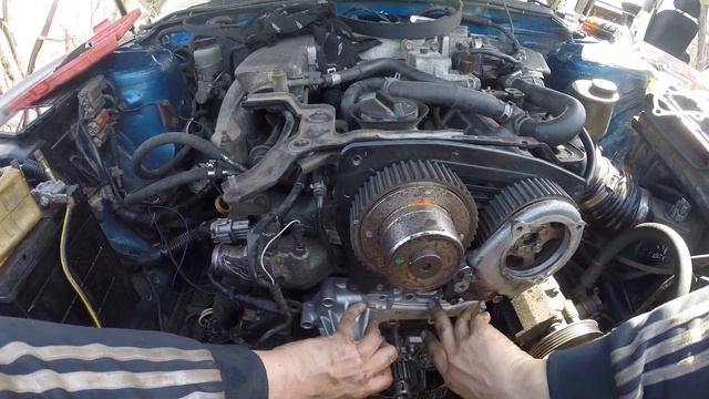 Замена помпы и термостата RB25DE NEO смотреть онлайн