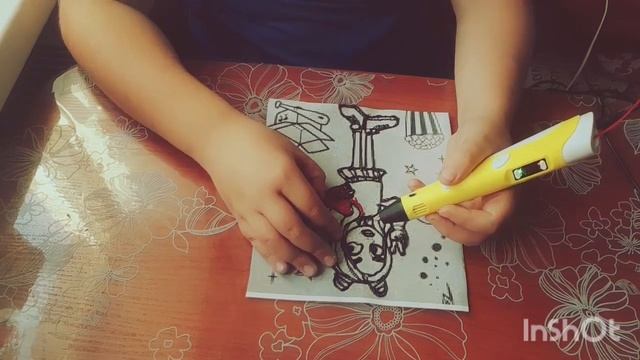 Рисую 3д ручкой риви из А4!!!!!! смотреть онлайн