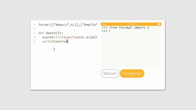 5 - Classement dans un forum (Python sur NUMWORKS) смотреть онлайн