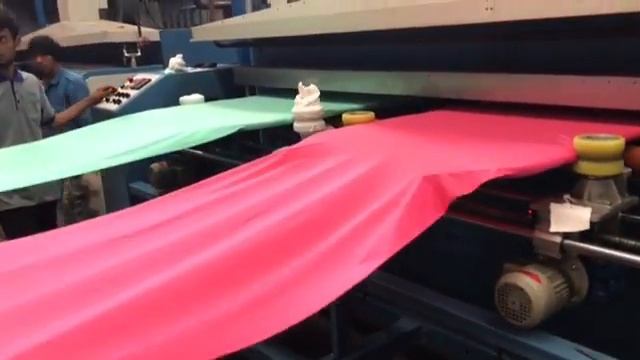 Heat setting machine for tubular knit fabric ("polyester spandex" or "polyester.cotton spandex") смотреть онлайн