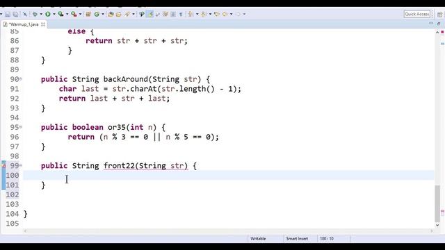18 Codingbat | Warmup 1 | front22 | Java coding practice | Ui Brains | by Naveen Saggam смотреть онлайн