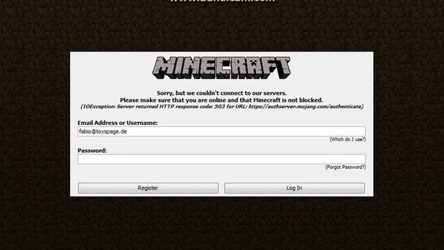 Minecraft HTTP fehler 503 Keine verbindung zu keinem server смотреть онлайн