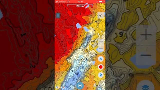 Установка карт глубин на телефон. Экспорт точек.