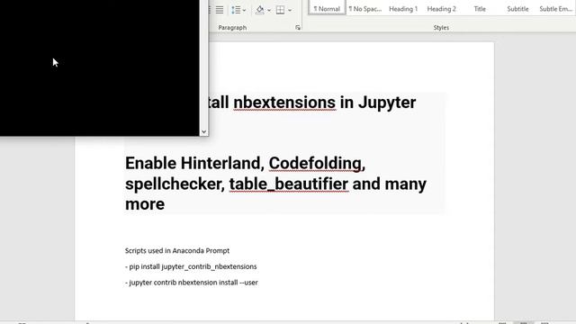 How to Install nbextensions in Jupyter Notebook or nbextensions Not working error fixed смотреть онлайн