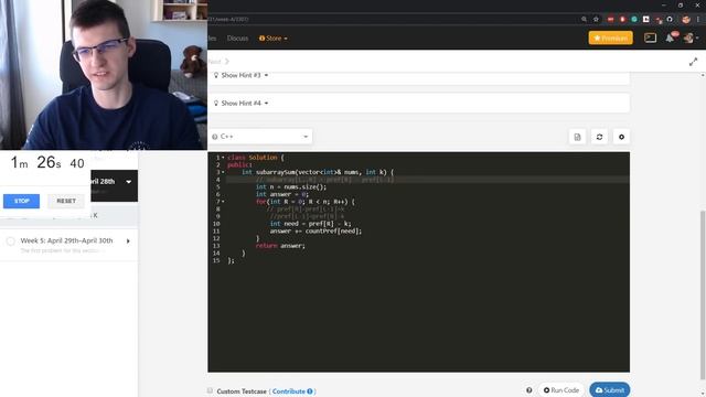 LeetCode Day 22 - Subarray Sum Equals K смотреть онлайн