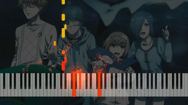 Tokyo Ghoul OP - Unravel From Nusantara (Piano Tutorial) смотреть онлайн