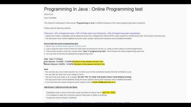 How to prepare NPTEL Programming Course Exam || Unprotected Exam + Protected Exam || NPTEL Score Sy смотреть онлайн