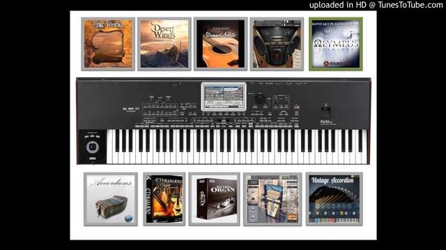 Oriental Keyboard Improvisation in Em (Flamenco Style) | Korg Pa3x Le + Choir VST смотреть онлайн