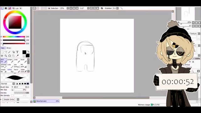 【SPEEDPAINT】space bean? смотреть онлайн