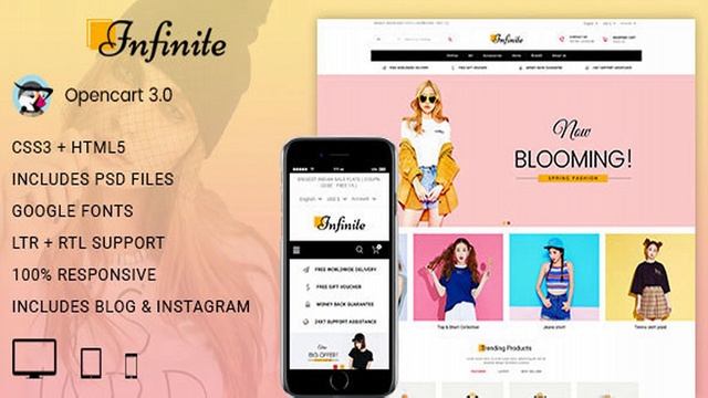 Infinite - Responsive Opencart 3 Theme | Themeforest Website Templates and Themes смотреть онлайн