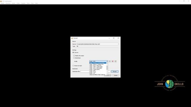 How to Convert Video File (MP4) to MP3 File using VLC Media Player смотреть онлайн