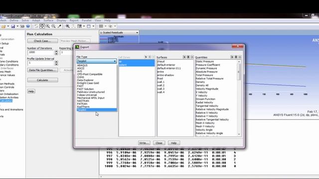 How to export solution data from ansys fluent to tecplot смотреть онлайн