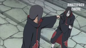 Итачи против орочимару, Кисамэ, Дэйдары и трёх хвостого| Итачи вступил в Акацуки