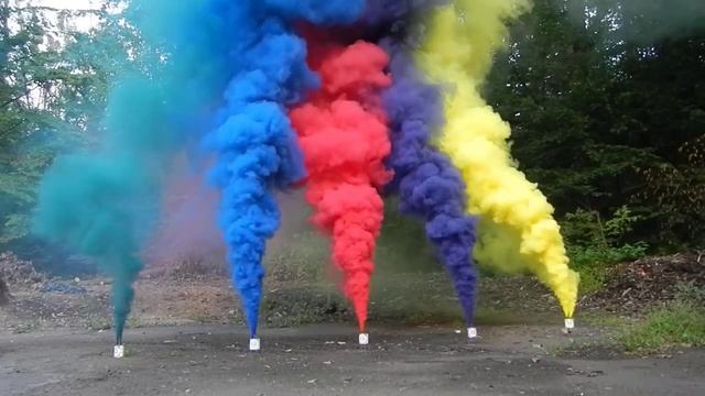 Цветной дым "Smoke Bomb" смотреть онлайн