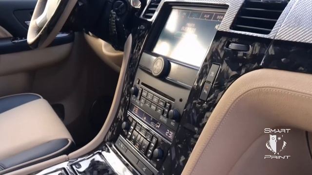 Cadillac Escalade. Ламинация карбоном. Часть 3 смотреть онлайн