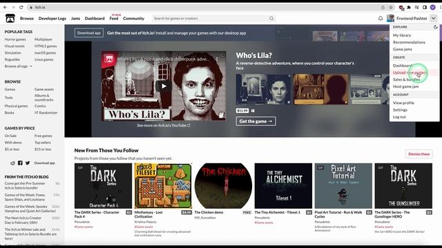 Экспорт HTML5 игр на itch.io / Godot Engine смотреть онлайн