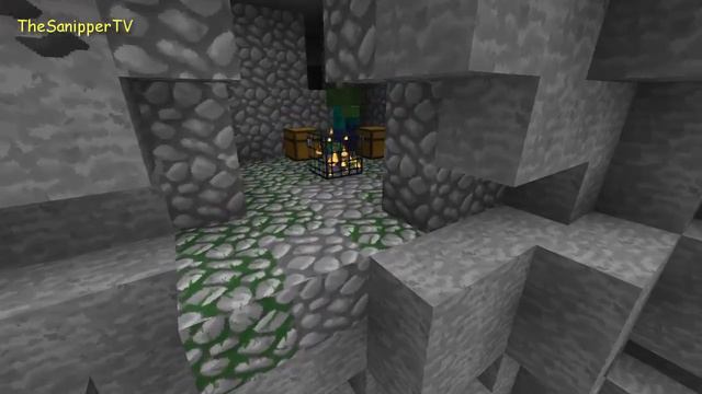 Minecraft сид - Три сокровищницы! смотреть онлайн