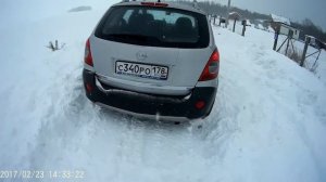 Opel Antara работа полного привода без ESP