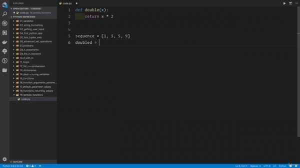 02 - A Full Python Refresher - 025 Lambda functions in Python