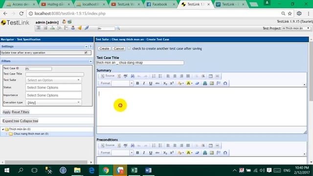 [15HCB1] Công cụ quản lí TestCase TestLink смотреть онлайн