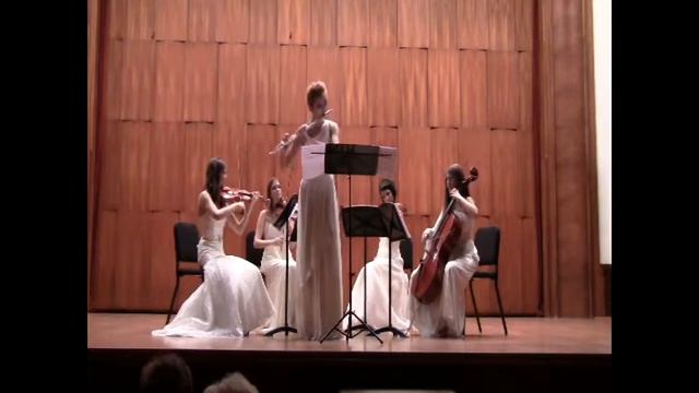 Antonio Vivaldi - Four seasons - WINTER - 3rd movement for flute and string quartet смотреть онлайн