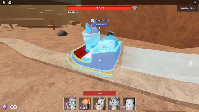 ROBLOX Tower Heroes - Winter Kart Kid Invincibility Theme! (What's the song?) смотреть онлайн