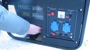 Проверка уровня масла в генераторе