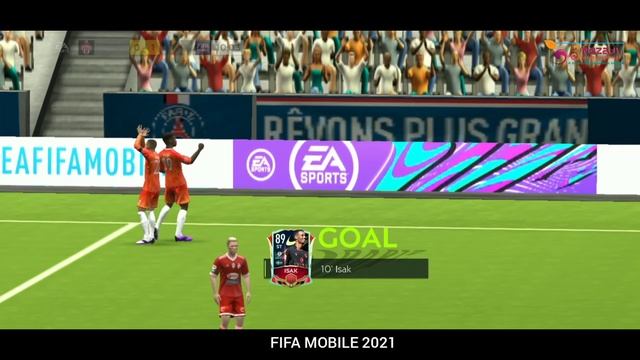 CORNER HEAD GOAL | FIFA MOBILE 2021 GAME смотреть онлайн