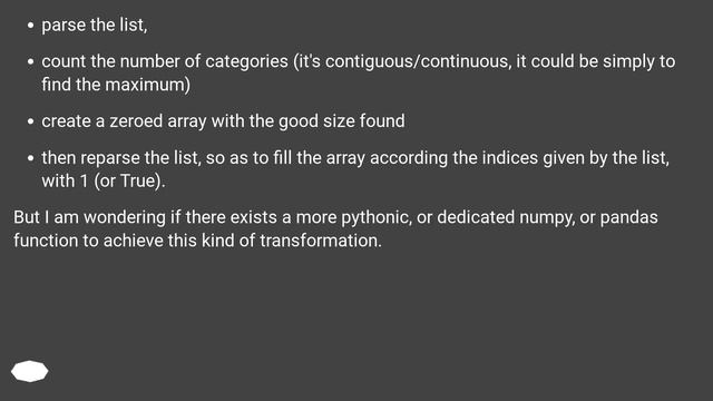 How to convert a series of index/category, into a classification array смотреть онлайн