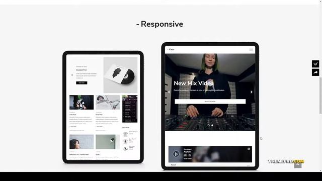 Kayo - Clean and Simple Music WordPress Theme band label Website Builder смотреть онлайн