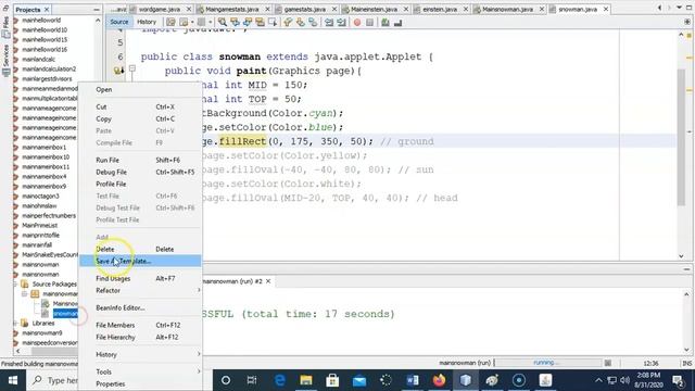 Java - Lesson #6 - CH 3 Program Demonstrations - Einstein and Snowman смотреть онлайн