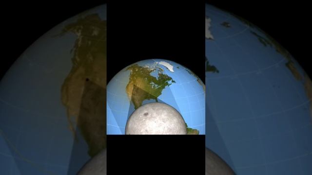 Как солнечное затмение выглядит из космоса
Тень состоит из двух концентрических конусов смотреть онлайн