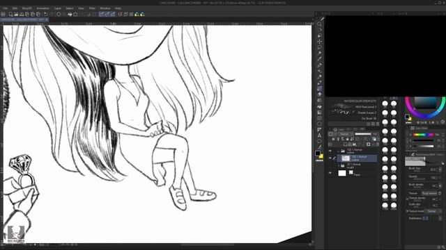 Proposal | Commission Caricature | Digital Artwork Timelapse смотреть онлайн