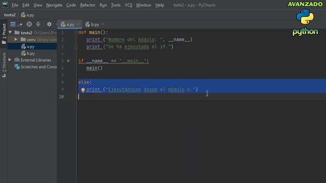 ¿PARA QUÉ SIRVE if __name__ == "__main__":? - Python avanzado capítulo 14 смотреть онлайн