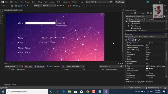 How to make a Weather App in Visual C# using free API - Robot cho mọi người смотреть онлайн