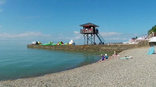 Хоста. Пляж "Мыс Видный".17.06.2023г. смотреть онлайн