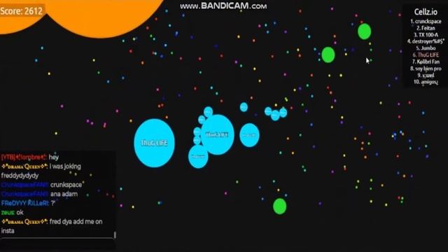 Cellz.io 17K Score SOLO CELLZ.IO GAME DARK PLAY смотреть онлайн