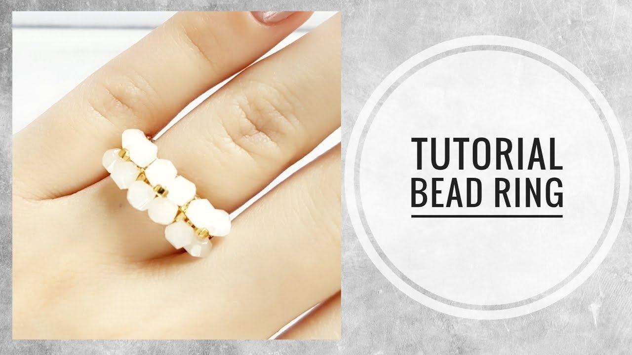 #МК - Нежное колечко из бисера и биконусов | #Tutorial - A delicate ring of seed beads and bicone смотреть онлайн