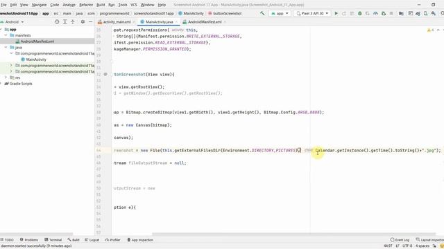 How to take screenshot from your Android 11 App? смотреть онлайн