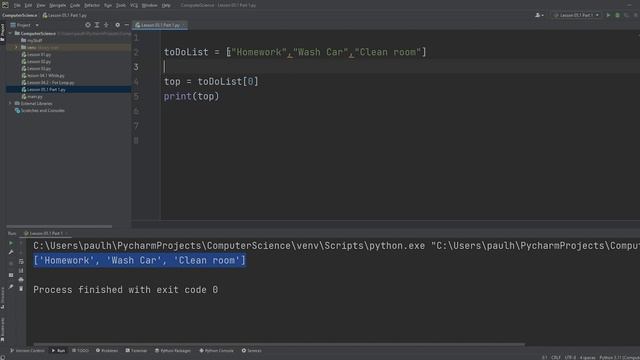 Python Basics Series - Lesson 5 смотреть онлайн