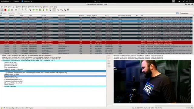 TCP - Playing with fake SYN packets /SYN Flood смотреть онлайн