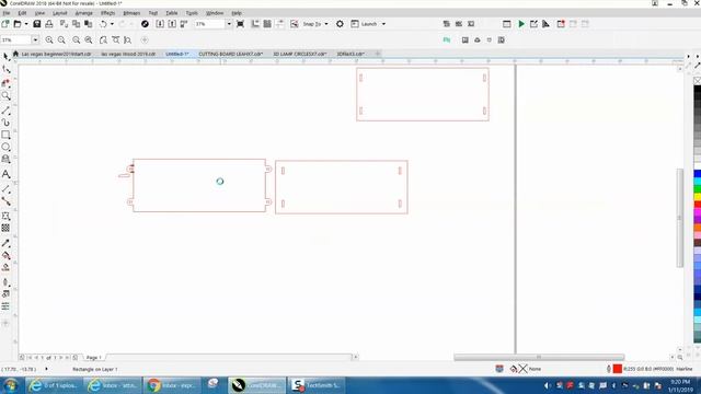 Corel Draw Tips & Tricks Make a Box or Shelf with a wedge Part 2 смотреть онлайн